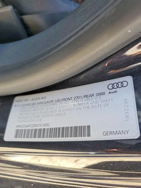 2013 AUDI A7 PRESTIGE  
