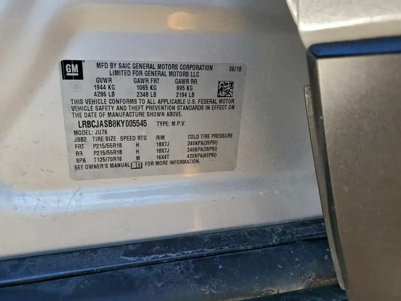 2019 BUICK ENCORE PREFERRED  