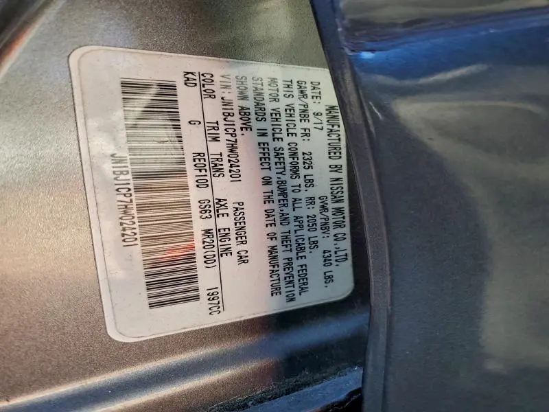 2017 NISSAN ROGUE SPORT S  