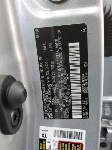 2020 TOYOTA HIGHLANDER HYBRID LIMITED  