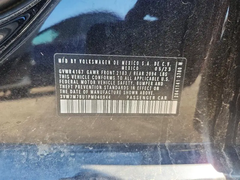 2023 VOLKSWAGEN JETTA SE  