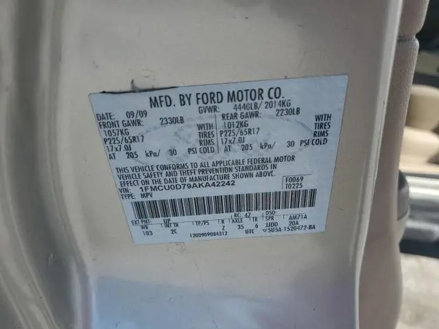 2010 FORD ESCAPE XLT  