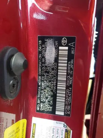 2018 TOYOTA C-HR XLE  