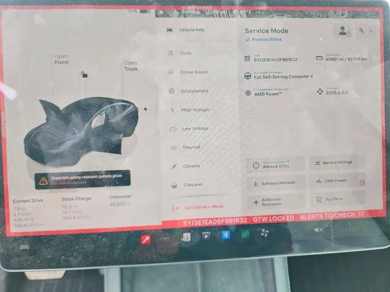2025 TESLA MODEL 3   