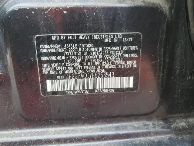 2014 SUBARU XV CROSSTREK 2.0 PREMIUM  