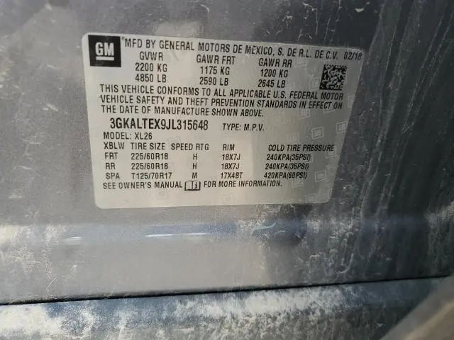 2018 GMC TERRAIN SLE  