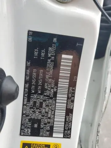 2018 TOYOTA HIGHLANDER LIMITED  