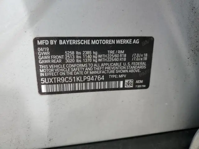 2019 BMW X3 XDRIVE30I  