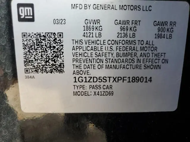 2023 CHEVROLET MALIBU LT  