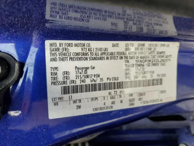 2013 FORD FOCUS SE