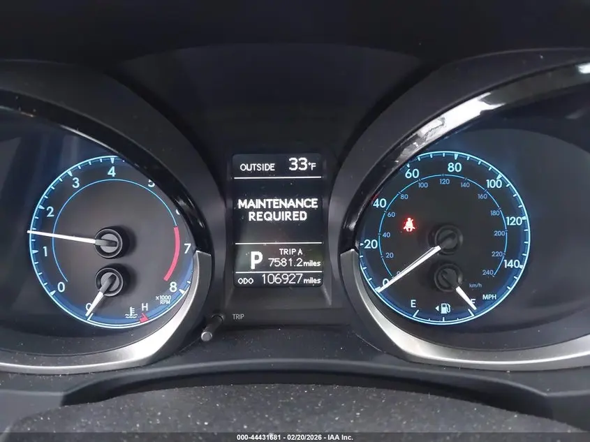 2016 TOYOTA COROLLA S PLUS