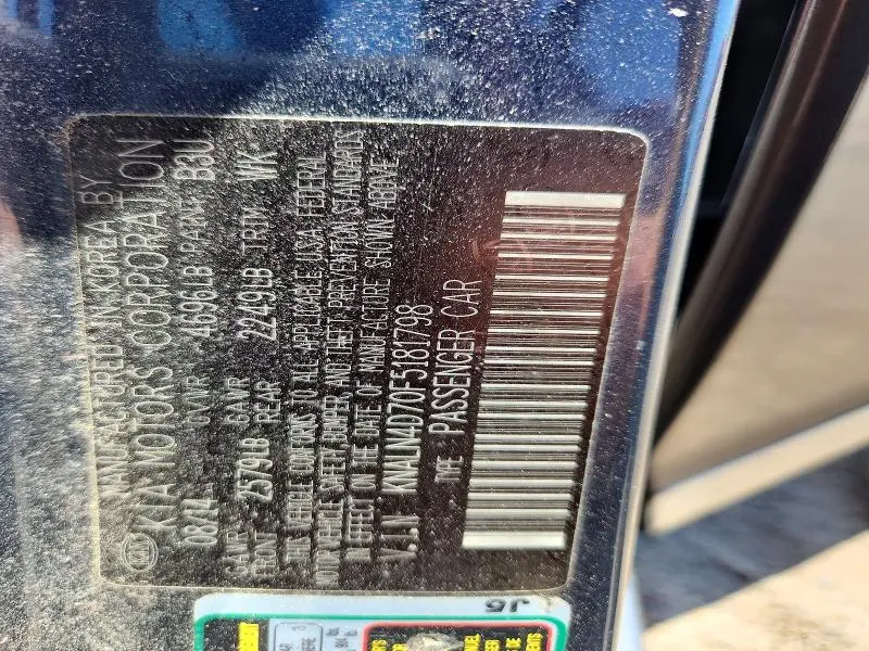 2015 KIA CADENZA PREMIUM  