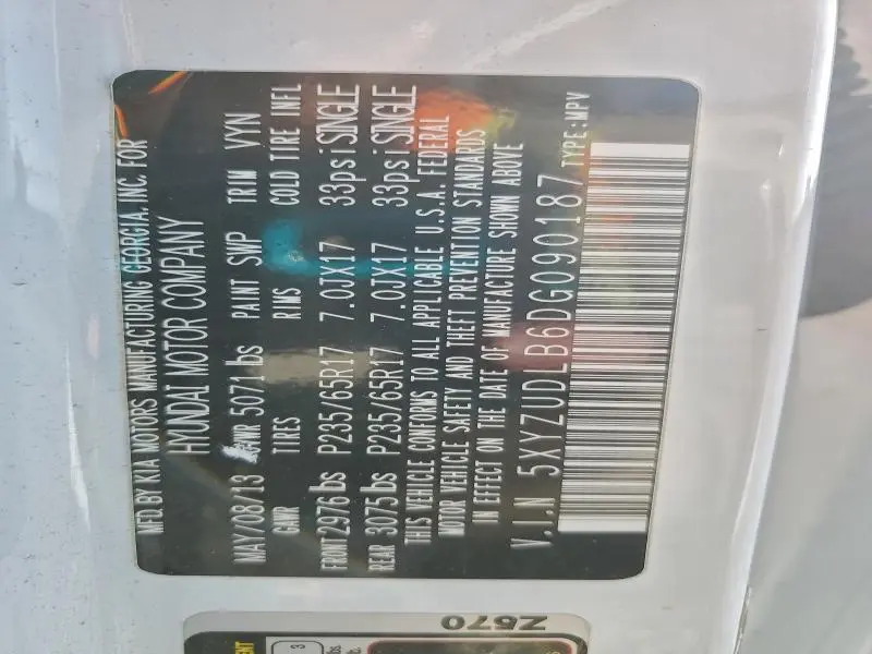 2013 HYUNDAI SANTA FE SPORT   