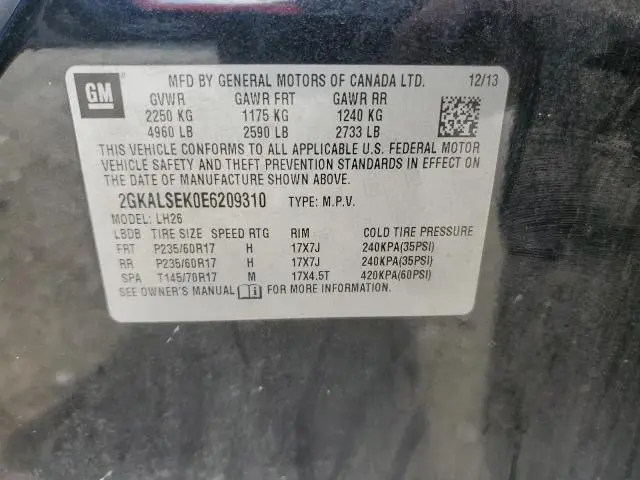 2014 GMC TERRAIN SLT  