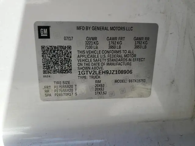 2018 GMC SIERRA K1500  