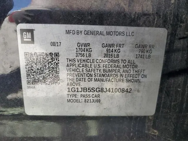 2018 CHEVROLET SONIC LS  