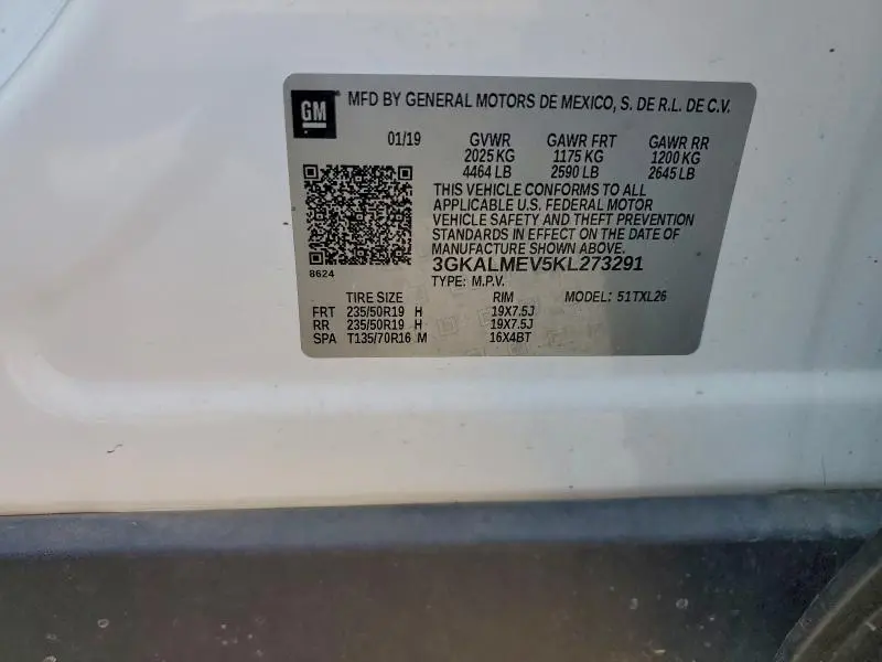 2019 GMC TERRAIN SLE  