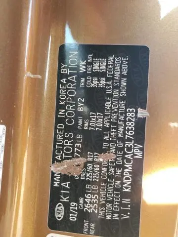 2020 KIA SPORTAGE LX  