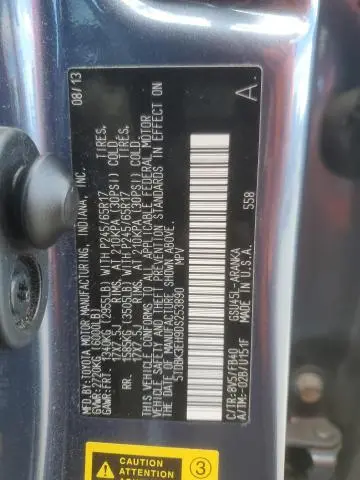 2013 TOYOTA HIGHLANDER BASE  