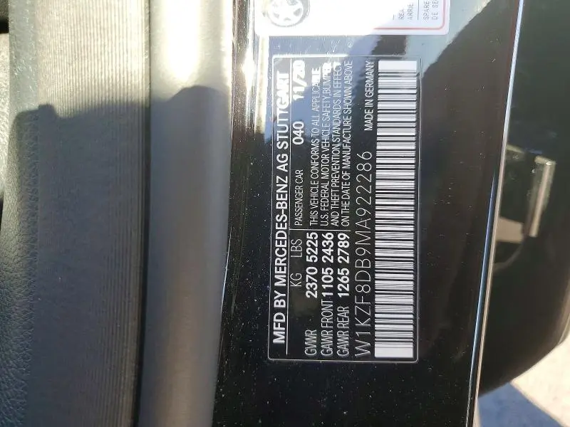 2021 MERCEDES-BENZ E 350  