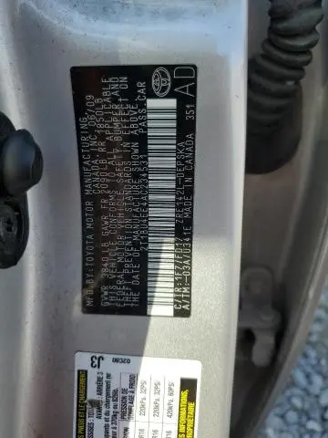 2010 TOYOTA COROLLA BASE  