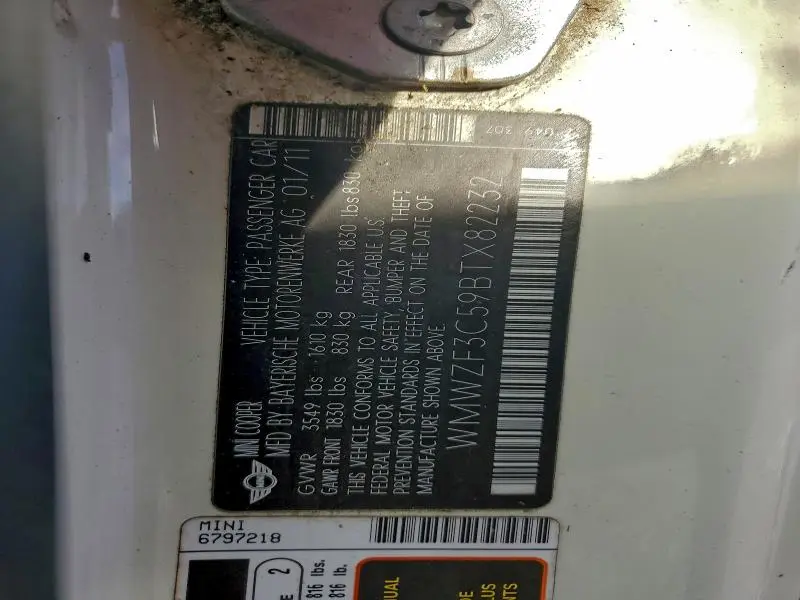 2011 MINI COOPER CLUBMAN  