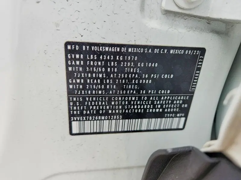 2024 VOLKSWAGEN TAOS SE  