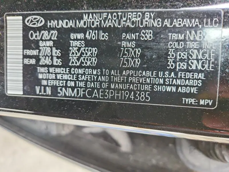 2023 HYUNDAI TUCSON SEL  