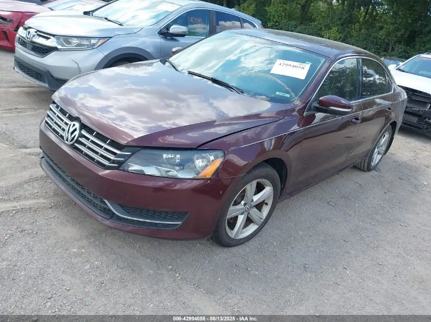 2013 VOLKSWAGEN PASSAT 2.0L TDI SE