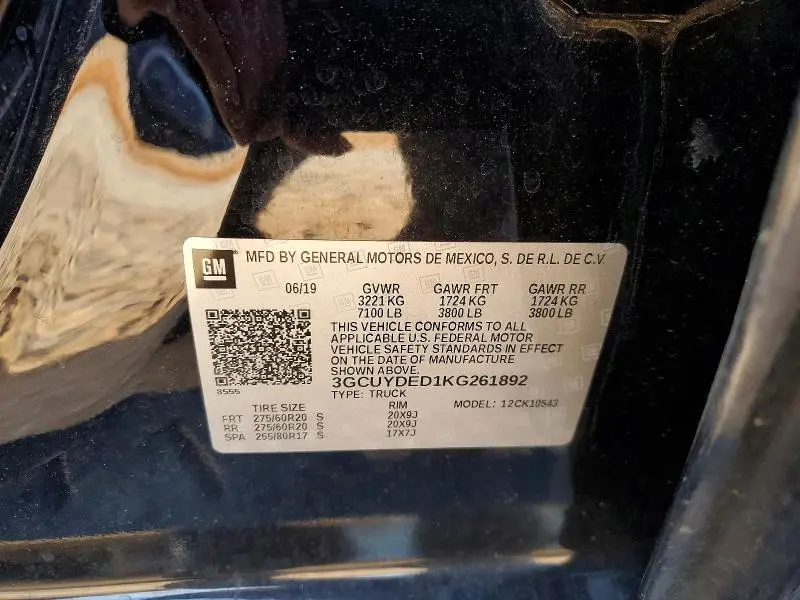 2019 CHEVROLET SILVERADO K1500 LT  