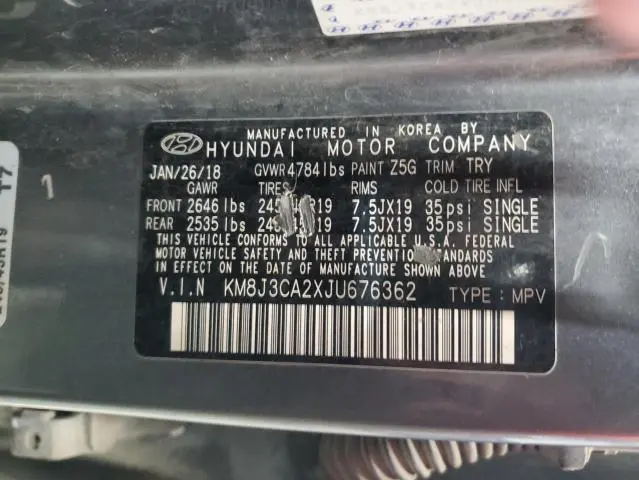 2018 HYUNDAI TUCSON VALUE  