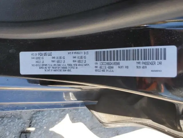 2016 CHRYSLER 200 LIMITED  