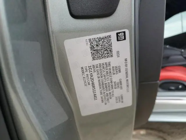 2024 CHEVROLET CORVETTE STINGRAY 1LT  