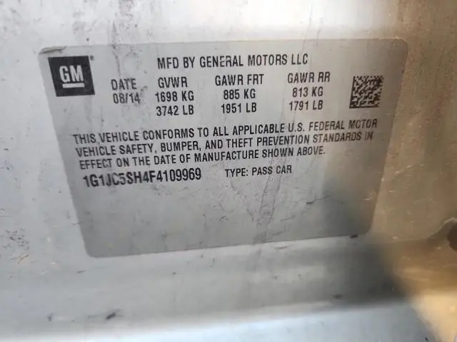 2015 CHEVROLET SONIC LT  