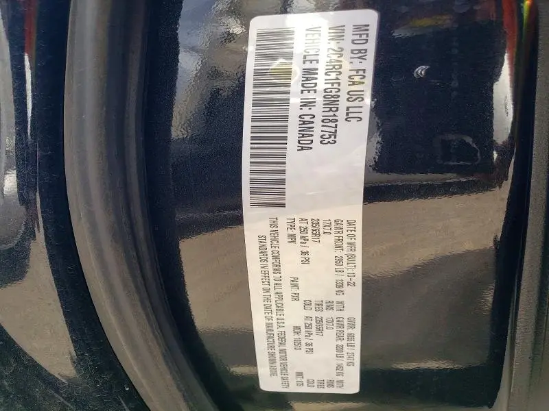 2022 CHRYSLER PACIFICA TOURING  
