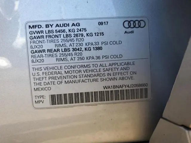 2018 AUDI Q5 PREMIUM PLUS