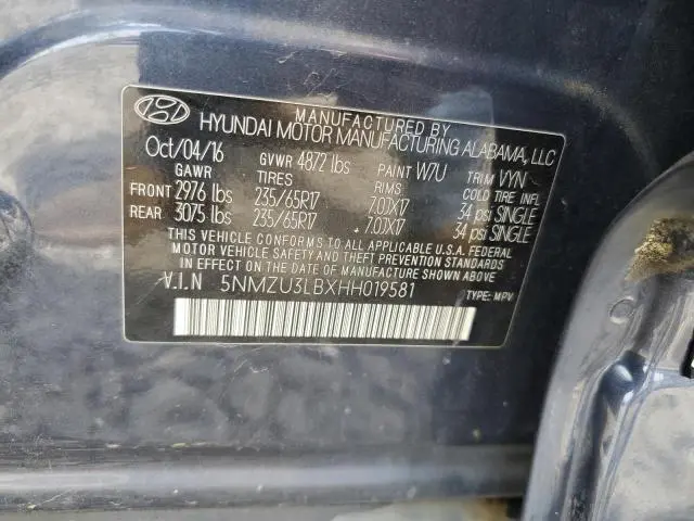 2017 HYUNDAI SANTA FE SPORT 