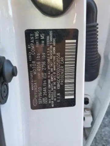 2013 HYUNDAI GENESIS 3.8L  