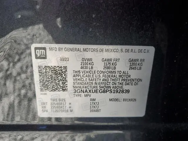 2023 CHEVROLET EQUINOX LT  
