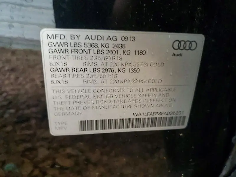 2014 AUDI Q5 PREMIUM PLUS  
