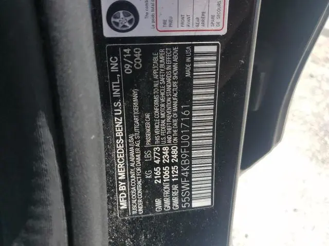 2015 MERCEDES-BENZ C 300 4MATIC  