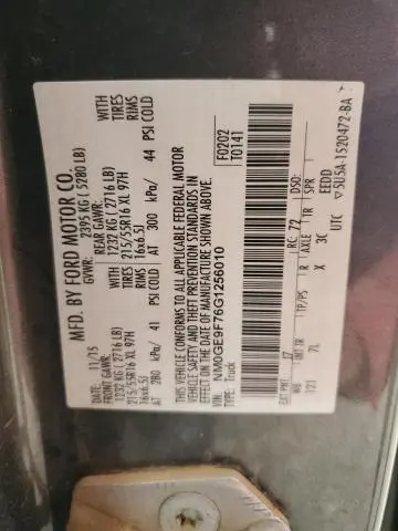 2016 FORD TRANSIT CONNECT XLT  