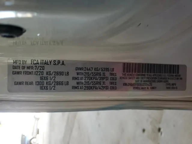 2020 RAM PROMASTER CITY SLT  