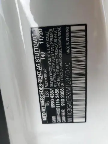 2021 MERCEDES-BENZ A 220  