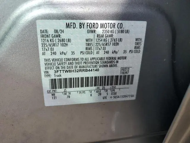 2024 FORD MAVERICK XLT  