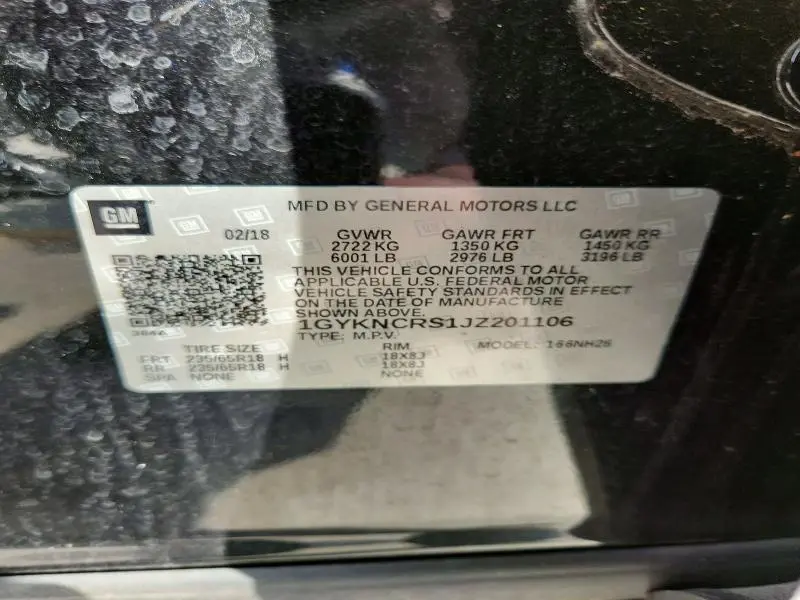 2018 CADILLAC XT5 LUXURY  