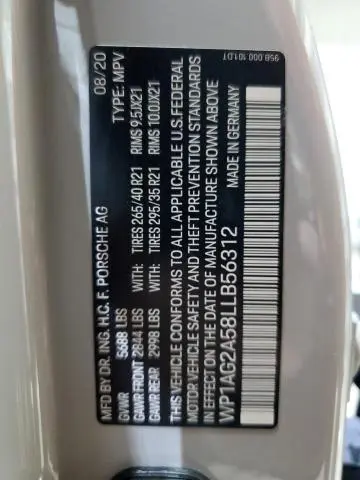 2020 PORSCHE MACAN GTS  