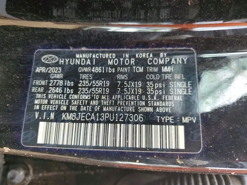 2023 HYUNDAI TUCSON LIMITED  