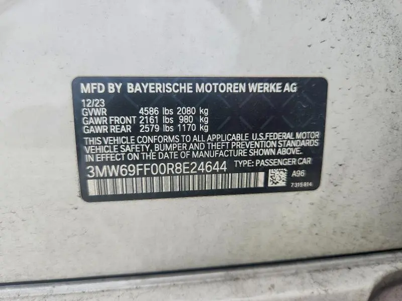 2024 BMW 330I   