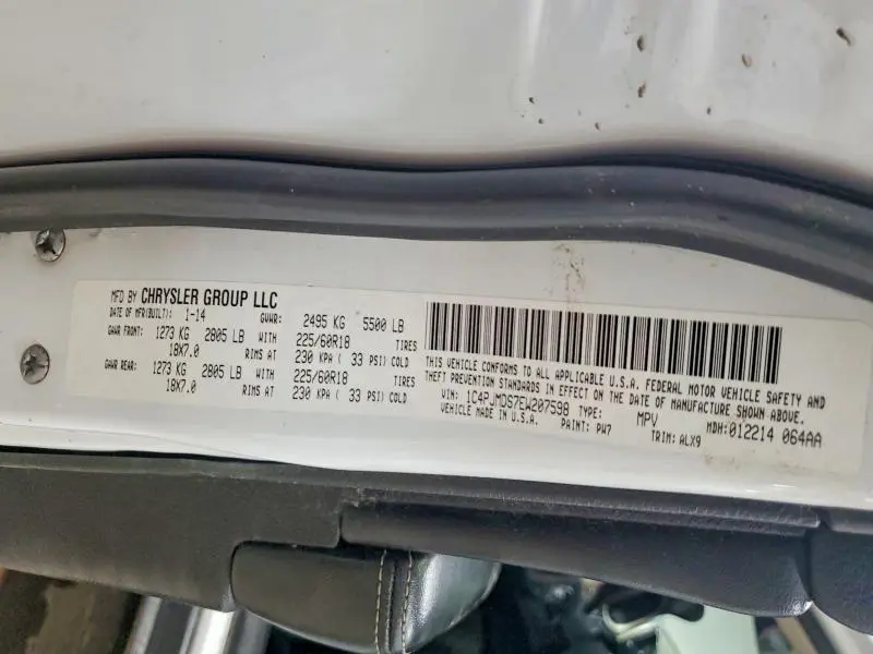 2014 JEEP CHEROKEE LIMITED  